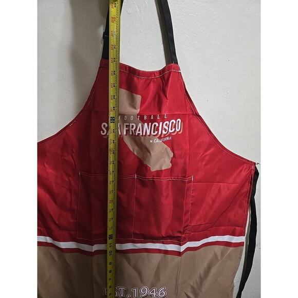 San Francisco 49ers Grilling Apron Men/Women One Size Fits Most - Picture 6 of 10